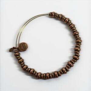 Alex and Ani +Energy Gold Beaded Bracelet